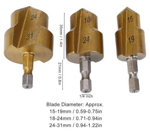 لإصلاح تمديد لأنابيب المياه PPR، لقم مثقاب توسيع ا...