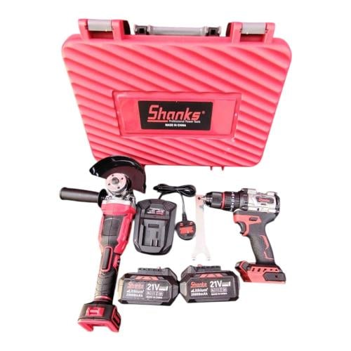 دريل 10 مللي 200N و قرندل 4.5 مع 2 بطارية