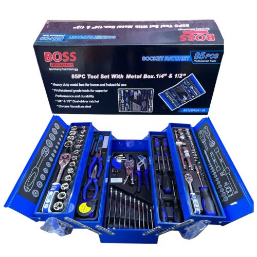 صندوق عدة يدوية 85 قطعة من BOSS