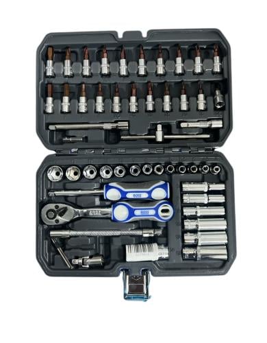 عدة يدوية 53 قطعة مقاس 1/4"