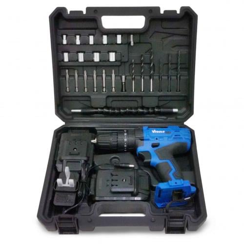 مجموعة مثقاب صدمات لاسلكي 20 فولت من VTOOLS مع مجم...