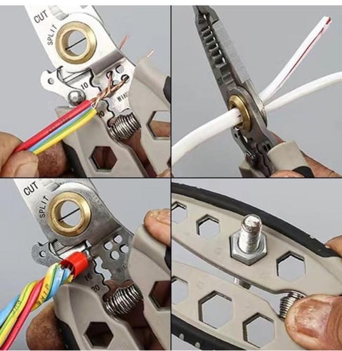 اداة تعرية اسلاك متعددة الاغراض مقاس 7 انش - هدية...