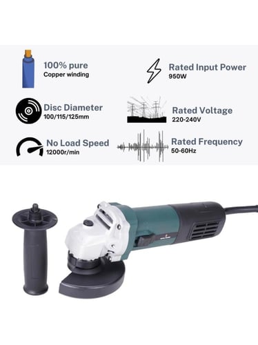 Royal Power Professional Electric Angle Grinder, 9...