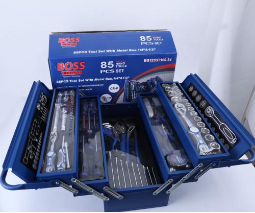 صندوق عدة يدوية 85 قطعة من BOSS