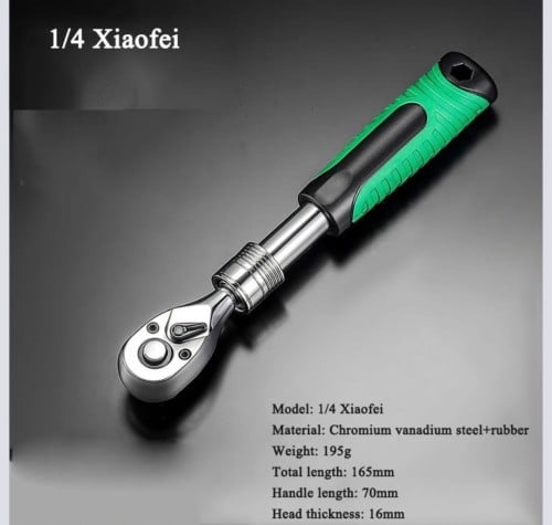 مفتاح قابل للتمديد بغطاء يد اطلاق سريعة 72 سن مناس...