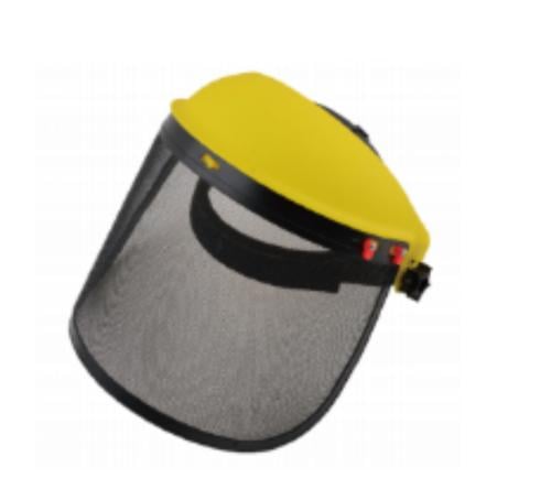 قناع شبكة ذات غطاء أصفر