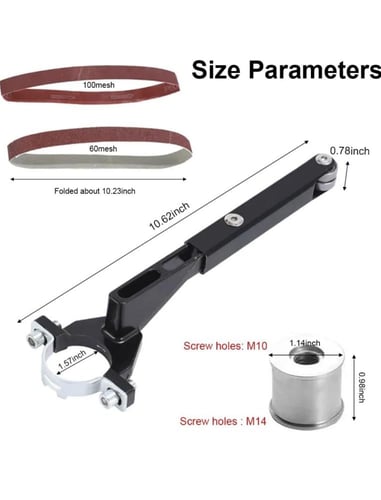 قاعدة صنفرة تركب على القرندر