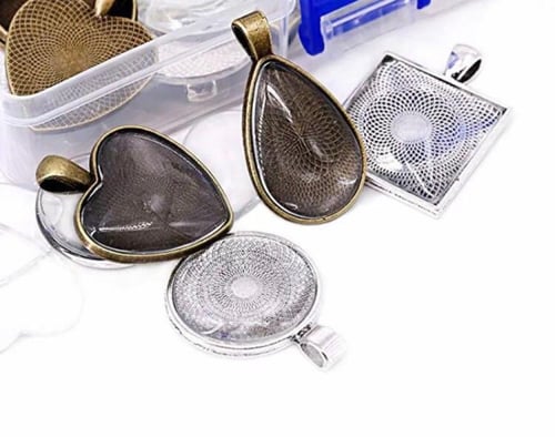 قوالب قلاده / قالب تعليقات حديد مع غطاء شفاف لاستخ...