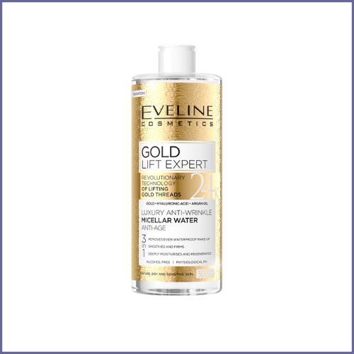 ايفيلين جولد ليفت ماء ميسلار بجزيئات الذهب المضاد...