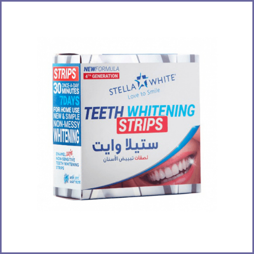 ستيلا وايت لصقات تبييض الأسنان - 28 لصقة