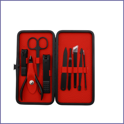 مجموعة فاخرة للعناية بالأظافر - 9 قطع