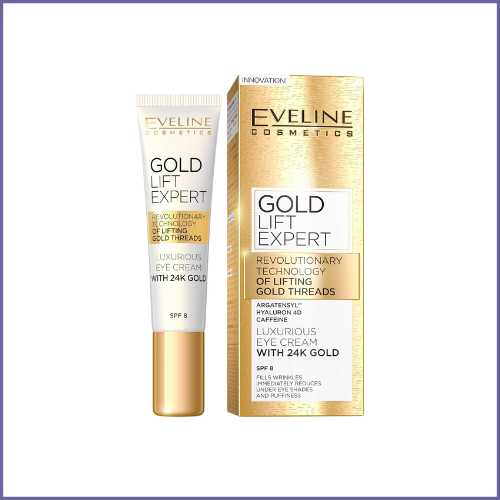ايفيلين جولد ليفت كريم للعين بجزيئات الذهب المضاد...