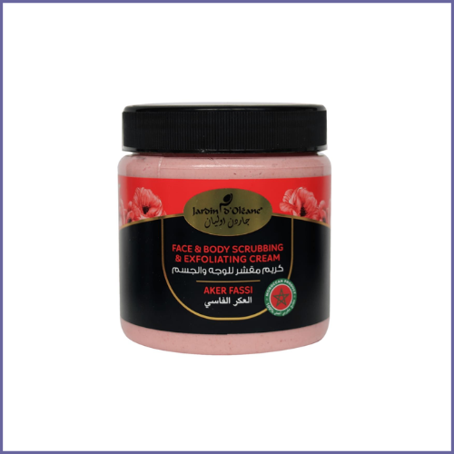 جاردن اوليان كريم مقشر للوجه والجسم بالعكر الفاسي...