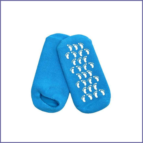 جوارب جل لترطيب القدمين من سبا سيستم - أزرق