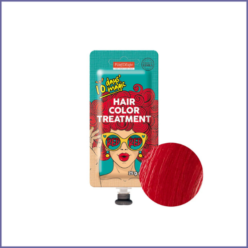بيورديرم صبغة شعر مؤقتة باللون الأحمر - 25 جرام