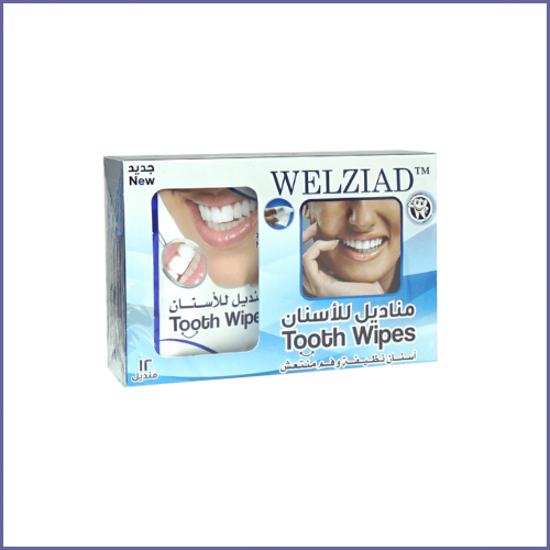 مناديل تنظيف الاسنان - 12منديل