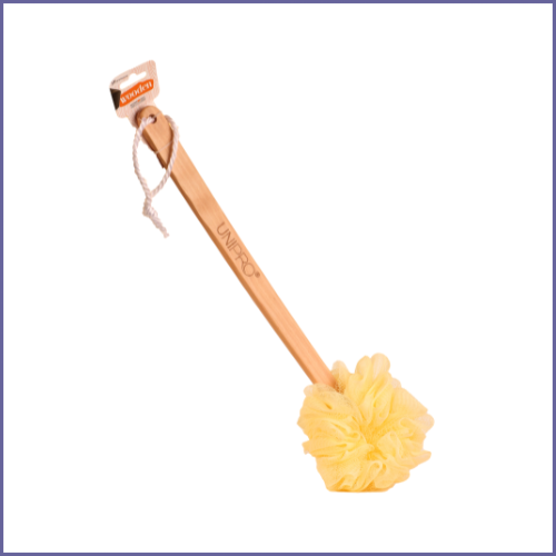 ليفة كروية بعصا خشبية