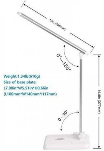 قاعدة شحن لاسلكي مع مصباح LED