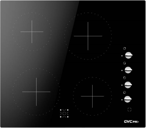 سطح جي في سي برو سيراميك 4 عيون GVBL 60-CR4 كهربائ...