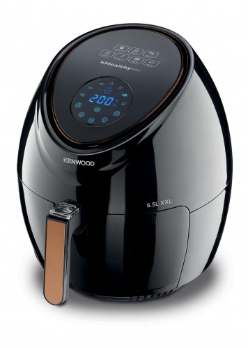 كينوود قلاية بدون زيت، 5.5 لتر، 1800 واط، أسود