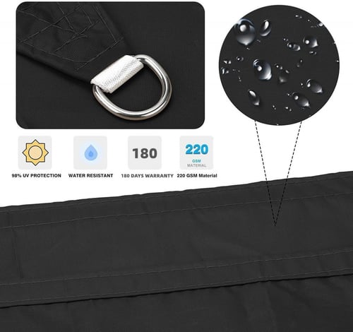 مظلة شمسية للتظليل متطورة من روفي فوتا، 3 متر × 4...