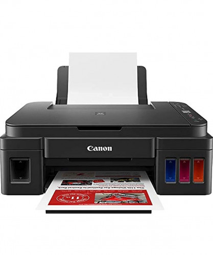 طابعة نافثة للحبر الكل في واحد مزودة بحبر اسود اضا...