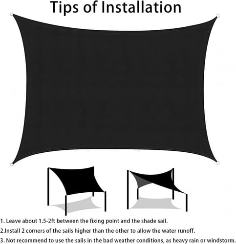 مظلة شمسية للتظليل متطورة من روفي فوتا، 3 متر × 4...