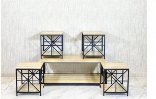 طقم طاولات خشب قوي