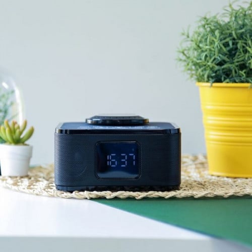 موج ماكس بطارية متنقله وسماعة لاسلكية وساعه ومنبه