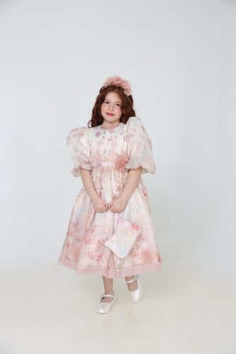 فستان موود + طوق+ شنطة