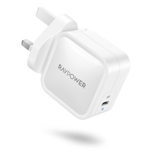 شاحن جداري بقوة RAVPOWER PD 61W بمنفذ واحد USB-C