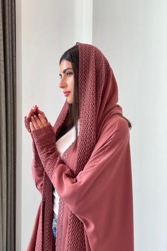 CROCHET SLEEVE-ROSE