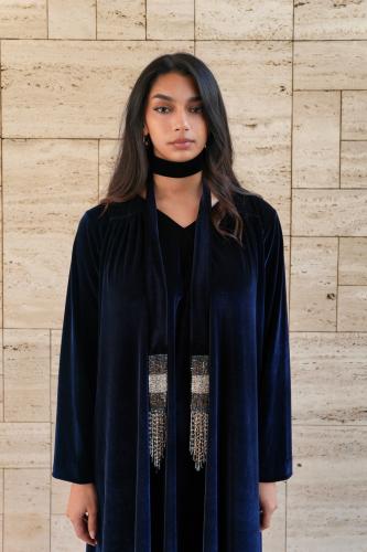 VELVET DUSK IN MIDNIGHT BLUE