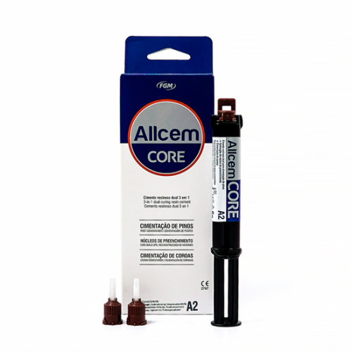 AllCem Core A2, DC Resin Cement Syringe, 6g