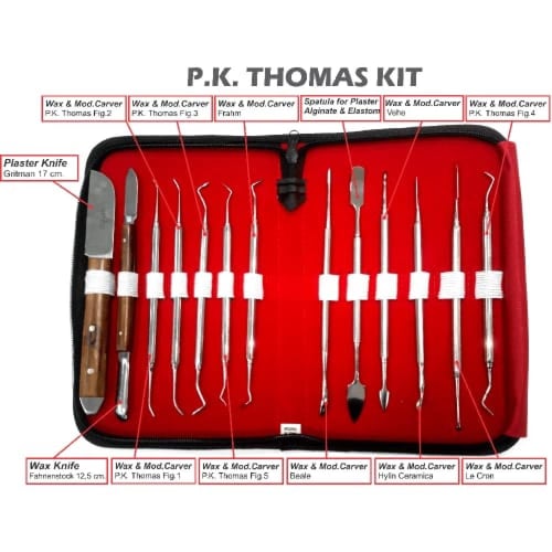 Instrument kit for wax carving