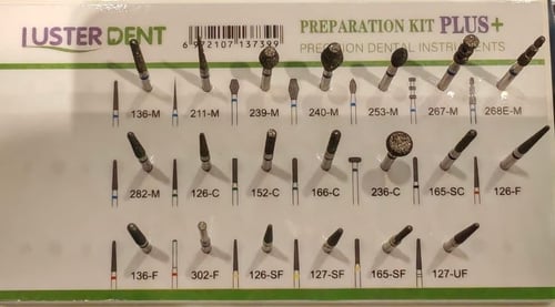 Bur preparation set plus+