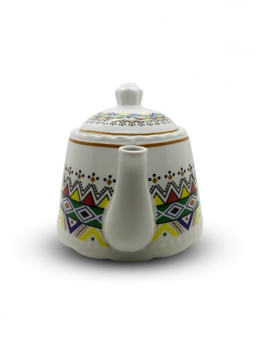 ابريق شاي بنقش القط