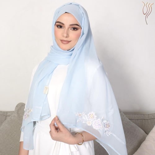 طرحة بوال أبليكة باستل سماوي