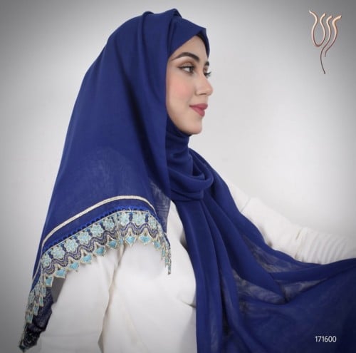 طرحة بوال نيلي بكلفة مقصبة