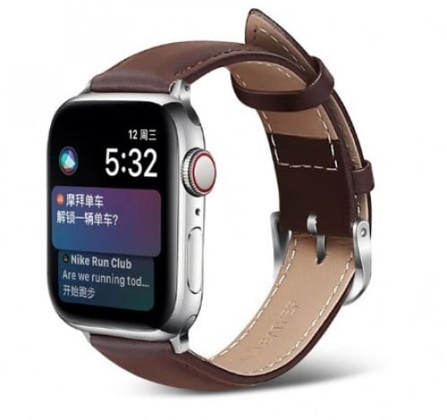 سوار ساعة ابل جلد - سير جلد Leather Watch Strap