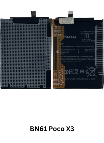 M.H.Q BN61 Poco X3 (M2007J20CG) BATTERY
