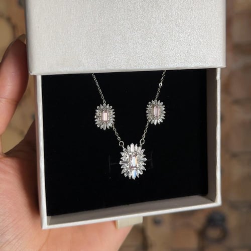 طقم فضة وردي مميز