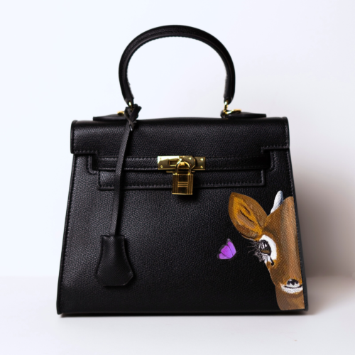 حقيبة الغزال والفراشة لارج