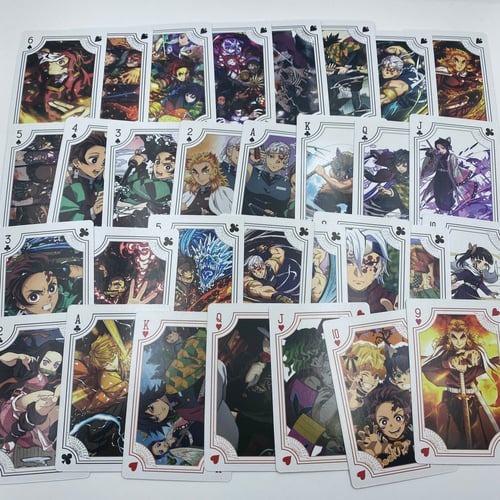 ورق لعب انمي قاتل الشياطين