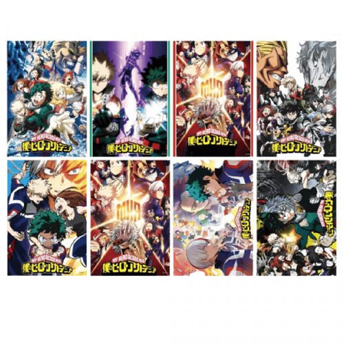 8 بوسترات لأنمي أكاديميتي للأبطال