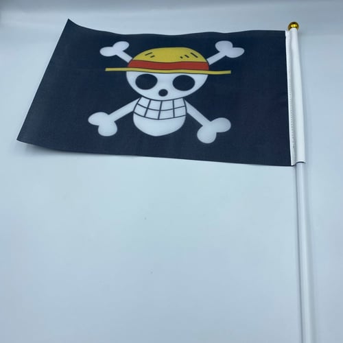 علم شعار قراصنة قبعة القش صغير