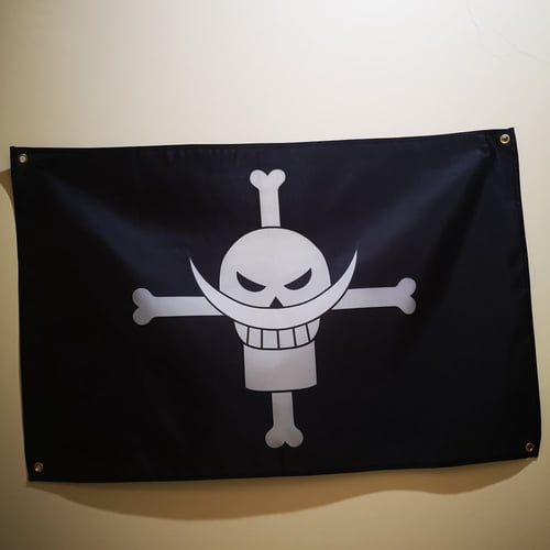 علم شعار قراصنة اللحية البيضاء