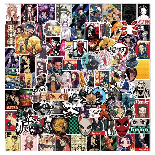 ملصقات قاتل الشياطين 50-100 ملصق