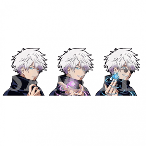 ملصق ثلاثي أبعاد كبير لشخصية غوجو