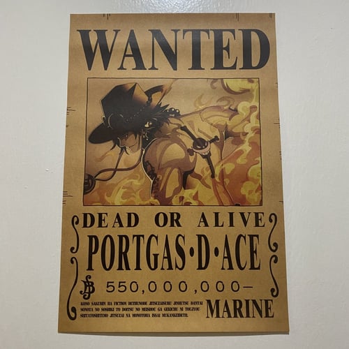 بوستر المطلوبين لشخصية ايس